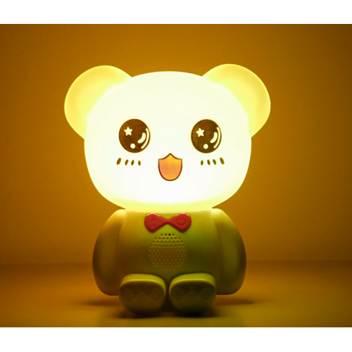 Battery Charging  Night Lights Room Decor Animal Night Lights Silicone Bear Lamp Manufactory